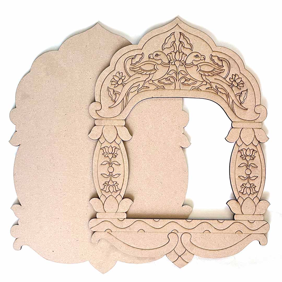 Pre-Marked Jharokha Mdf Cutout Design No.3