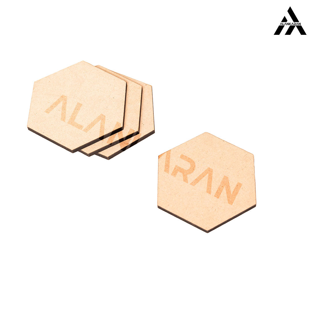 Alankaran Hexagon Coaster