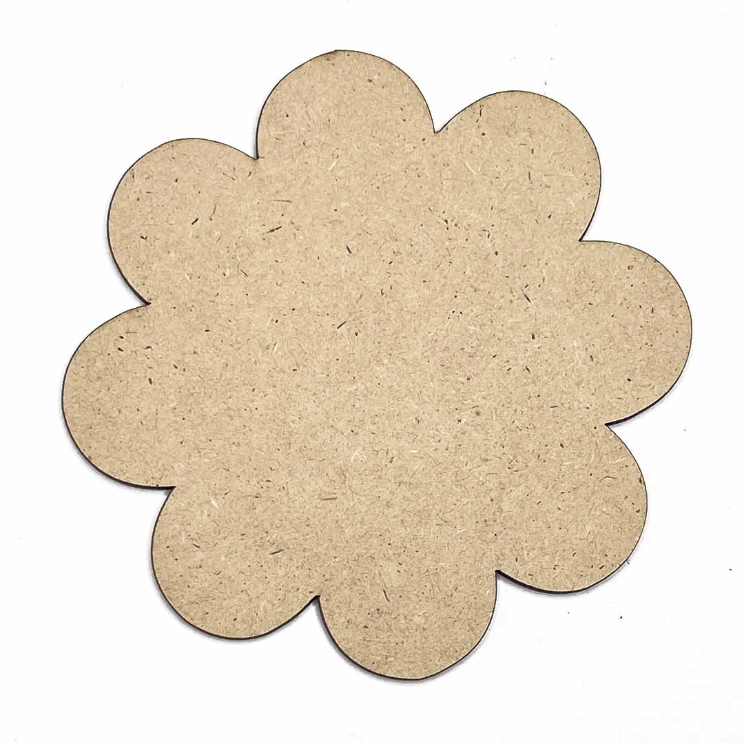 Flower MDF Base Set of 6