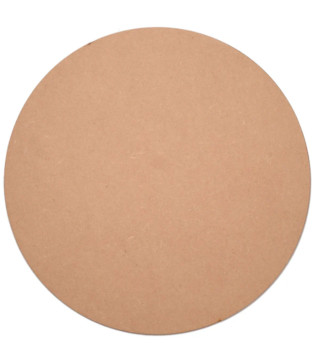 MDF Plain Round Base for Painting