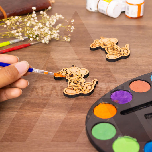 MDF Mickey Keychain Bases Set of 3
