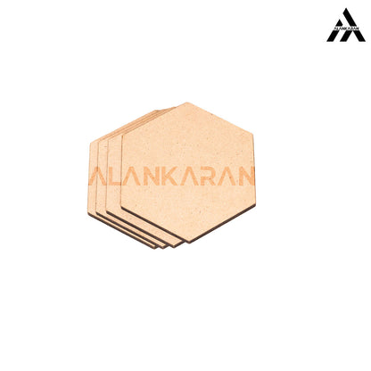 Alankaran Hexagon Coaster