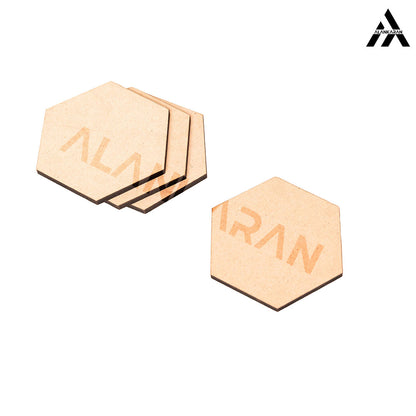 Alankaran Hexagon Coaster