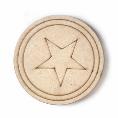 Captain America Logo Shape Mdf Fridge Magnet