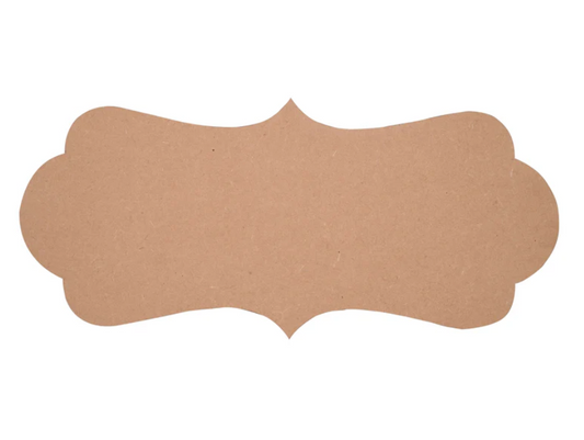 Designer MDF Name Plate Base