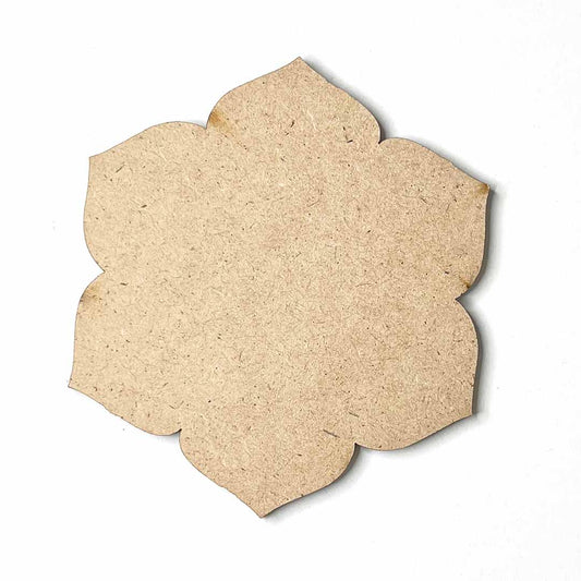 Floral MDF Base Set of 6