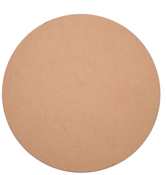 MDF Plain Round Base for Painting