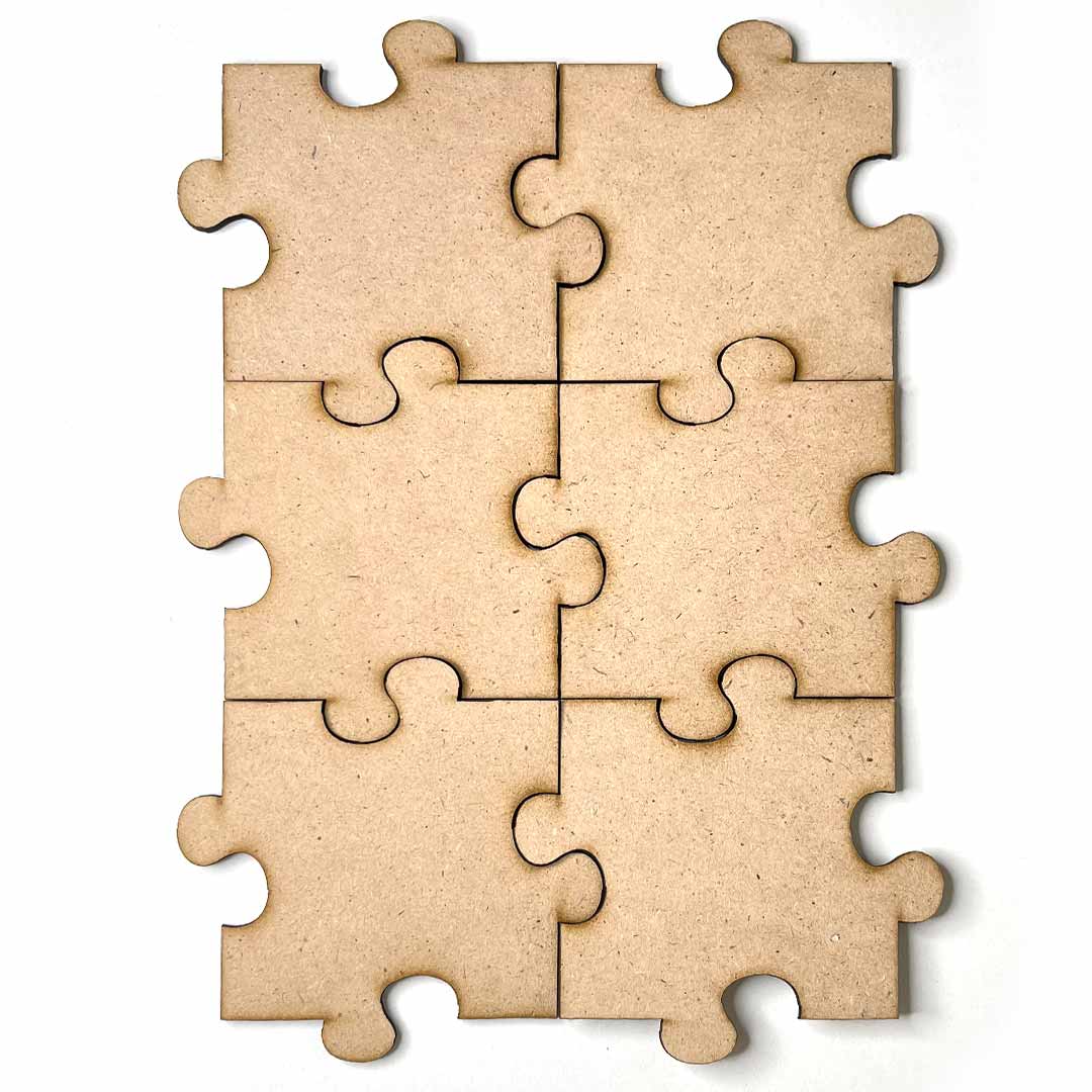 Puzzle Mdf Base Set of 6