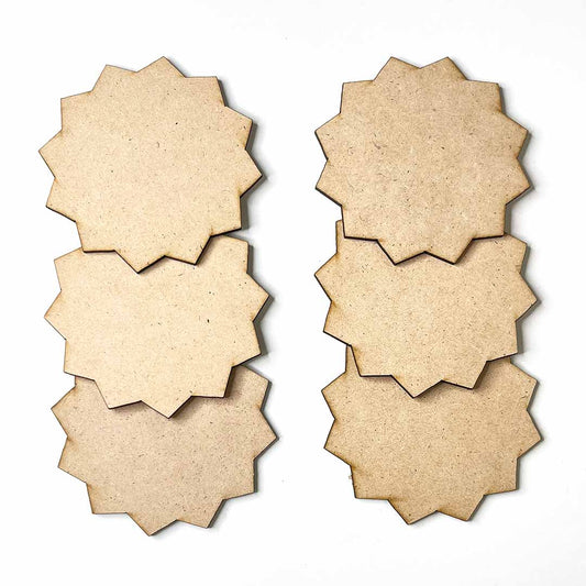 Star MDF Base Set of 6