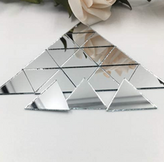 Triangle Glass Mirror for Art and Craft